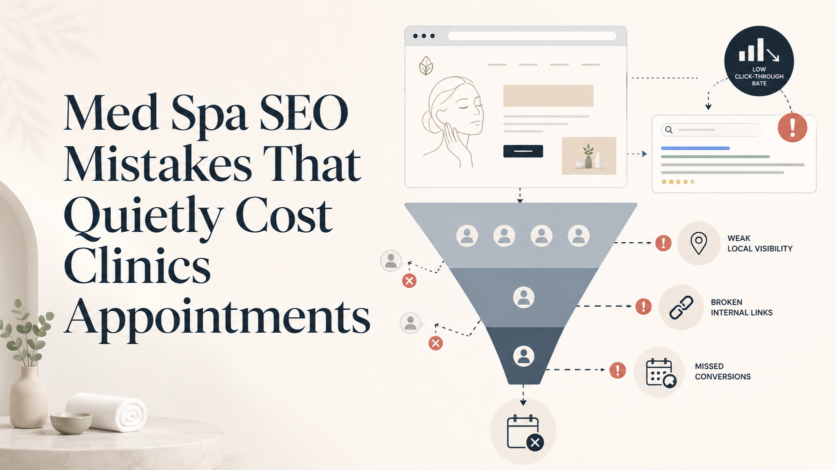 Med Spa SEO Mistakes That Quietly Cost Clinics Appointments article preview by Vistrane